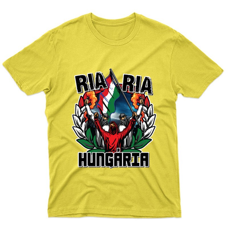 Ria ria hungária Szurkolók Unisex Póló