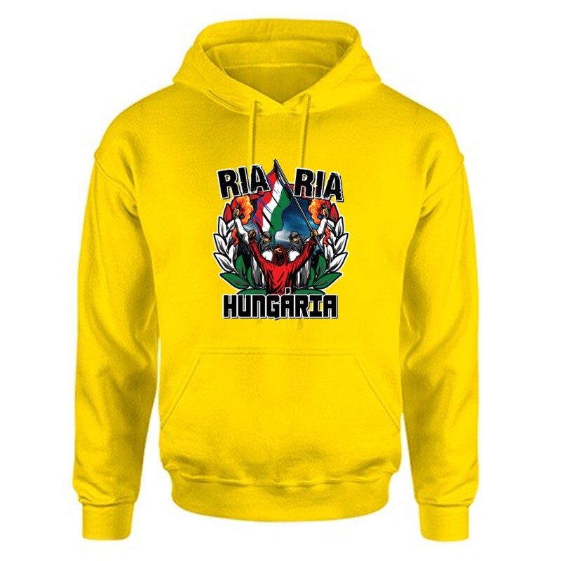 Ria ria hungária Szurkolók Unisex Kapucnis Pulcsi