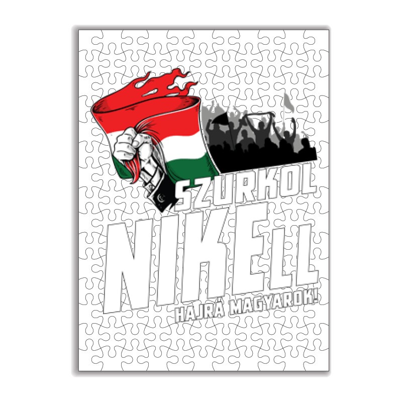 Szurkolni kell - zászló Puzzle