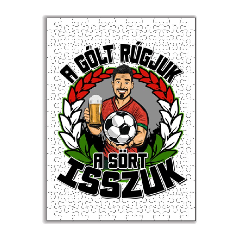A gólt rúgjuk, a sört isszuk Puzzle