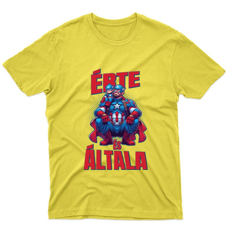 Érte és általa - Amerika kapitány Unisex Póló