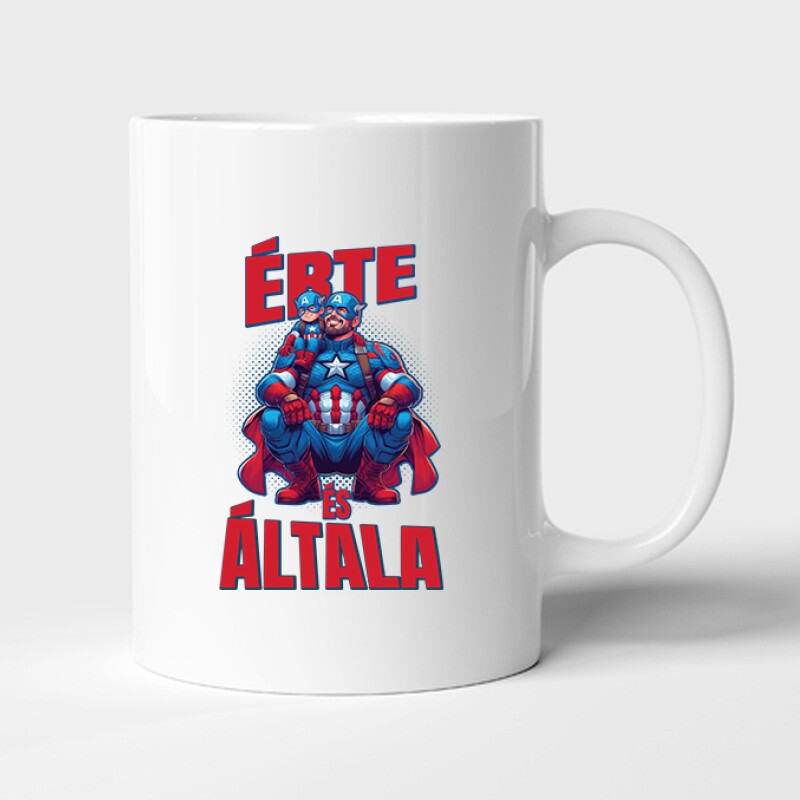 Érte és általa - Amerika kapitány Bögre