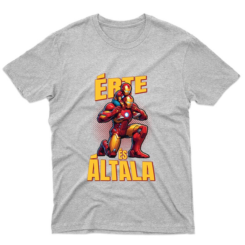 Érte és Általa - Vasember Unisex Póló