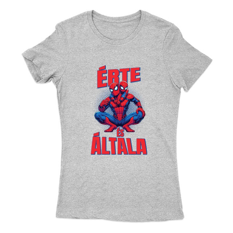 Érte és Általa - Pókember Női Póló