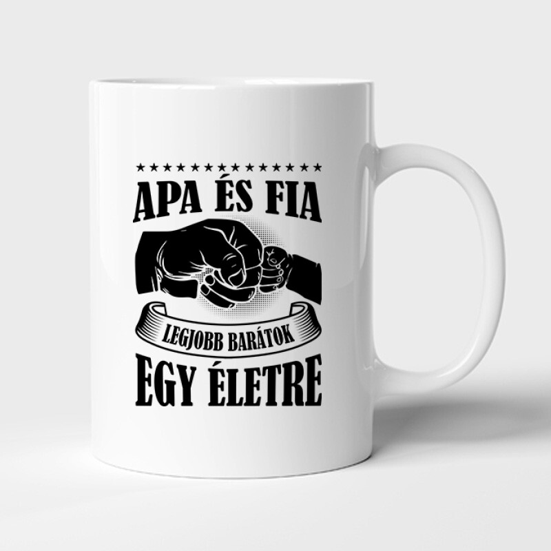 Apa - Fia legjobb barátok Bögre
