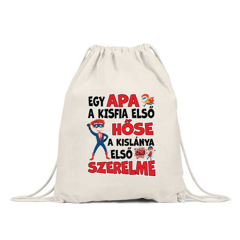 Kisfia első hőse Hátizsák