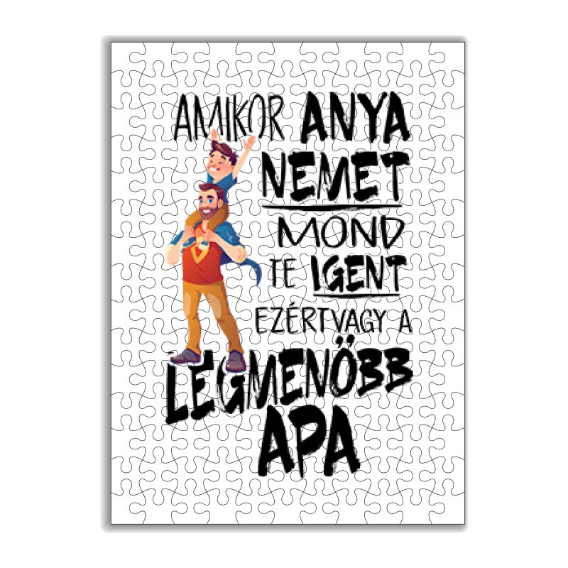 Ezért vagy a legmenőbb apa Puzzle