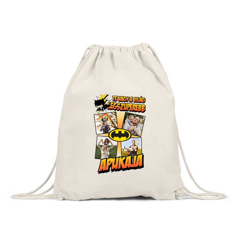 A világ legszuperebb apukája (Batman) Fényképes Hátizsák