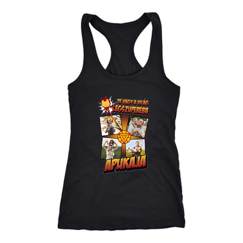 A világ legszuperebb apukája (Ironman) Fényképes Női Trikó