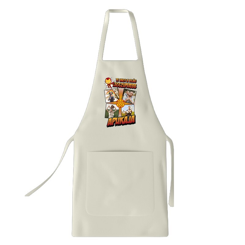 A világ legszuperebb apukája (Ironman) Fényképes Kötény