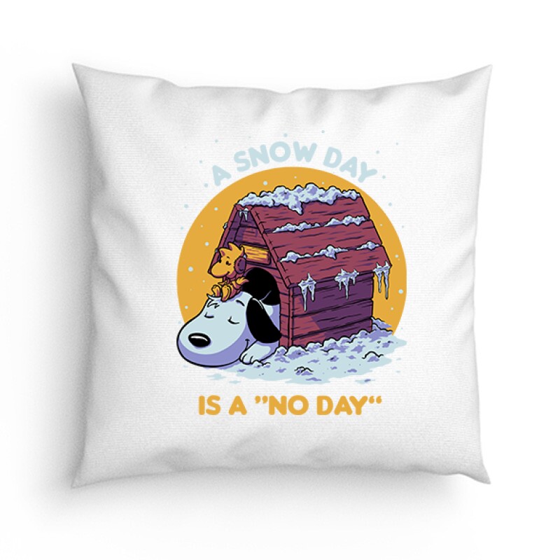 Snowday is a no day Snoopy Párna