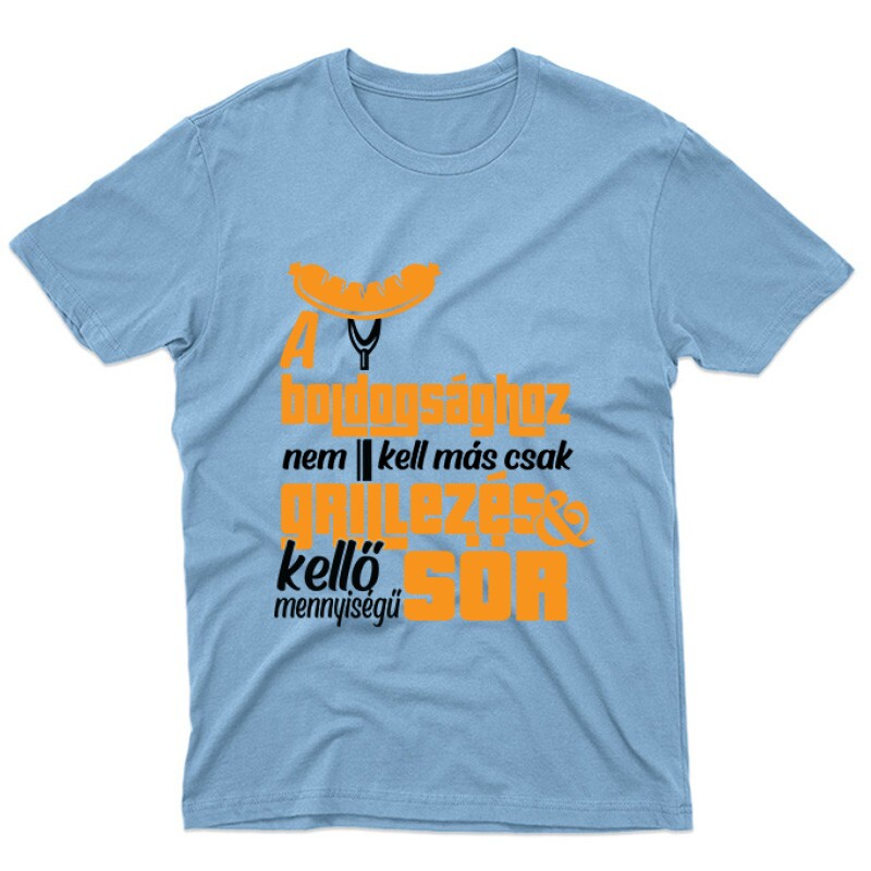 Grillezés és kellő sör Unisex Póló