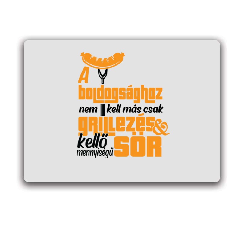 Grillezés és kellő sör Egérpad