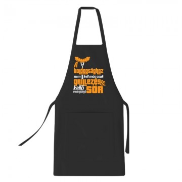 Grillezés és kellő sör Kötény