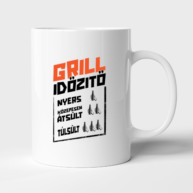 Grill Időzítő Bögre