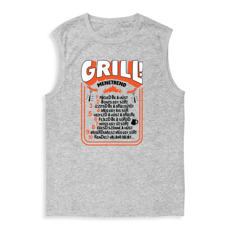 Grill menetrend Férfi Trikó