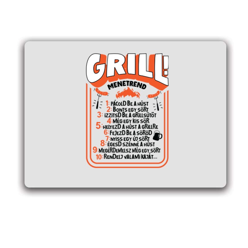 Grill menetrend Egérpad