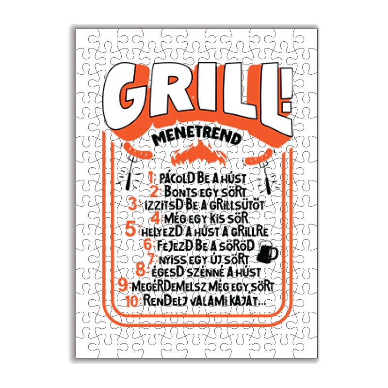 Grill menetrend Puzzle