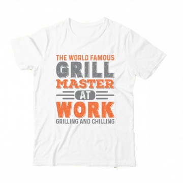 Grill Master at work...