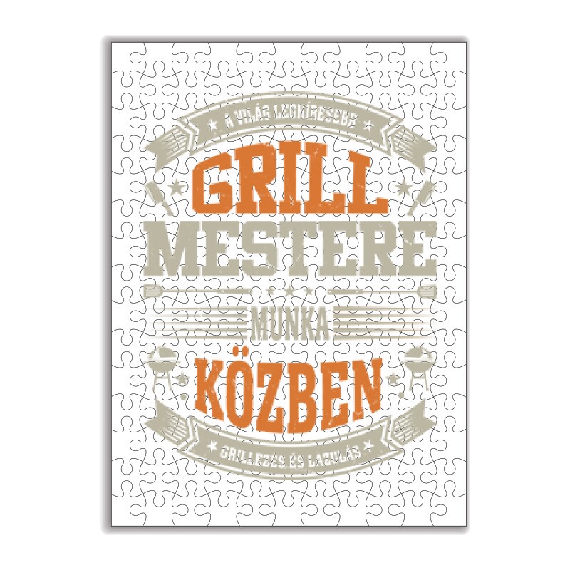 Grill Mester Munka közben Puzzle