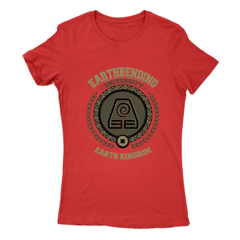 Earthbending University Női Póló