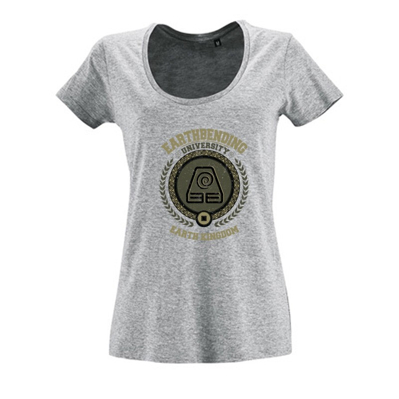 Earthbending University Női O Nyakú Póló