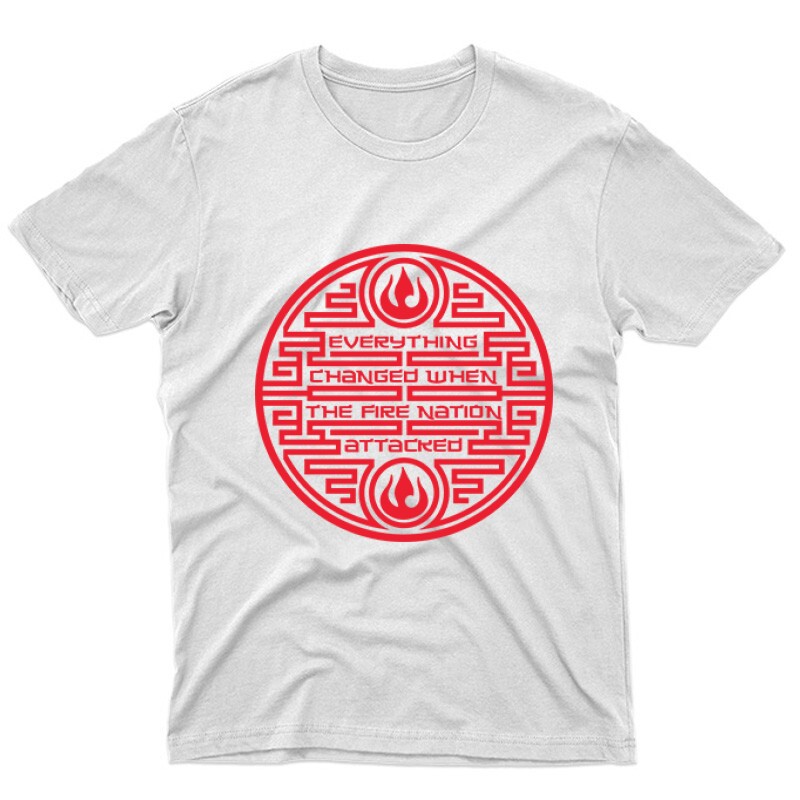 Fire Nation Atacked Unisex Póló