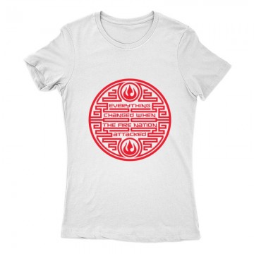 Fire Nation Atacked Női Póló