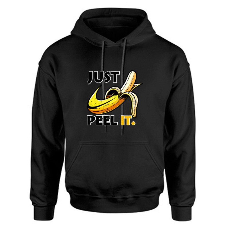 Just Peel It Unisex Kapucnis Pulcsi