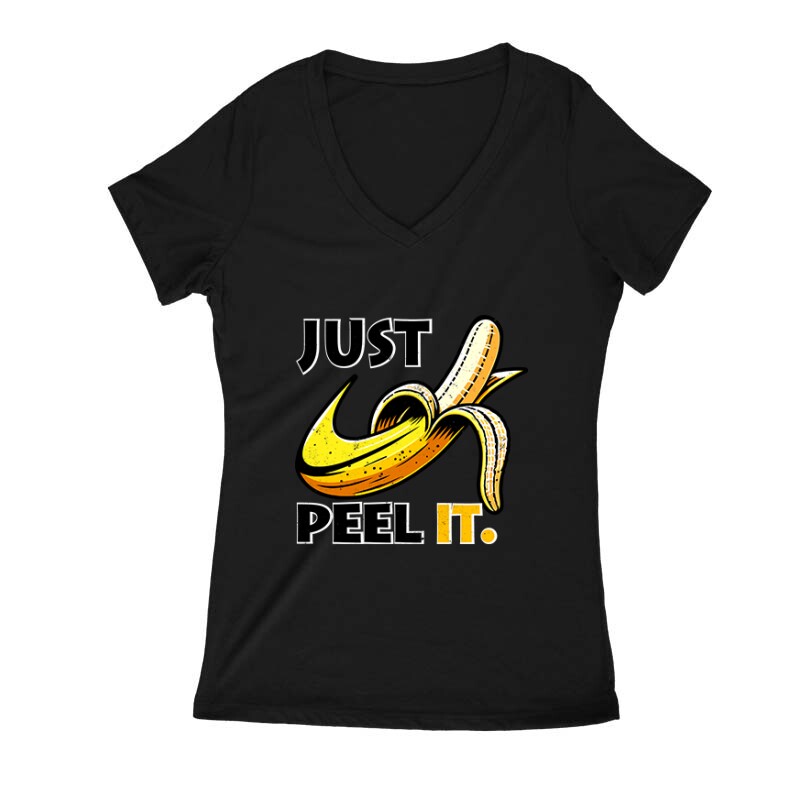 Just Peel It Női V Kivágott póló