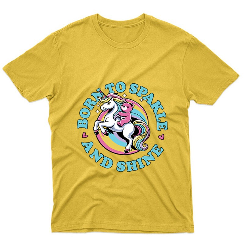 Born to Sparkle and Shine Unisex Póló