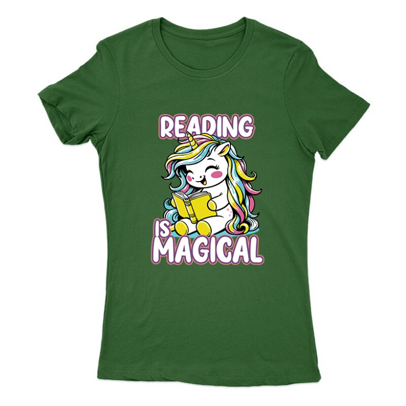 Reading is magical Női Póló