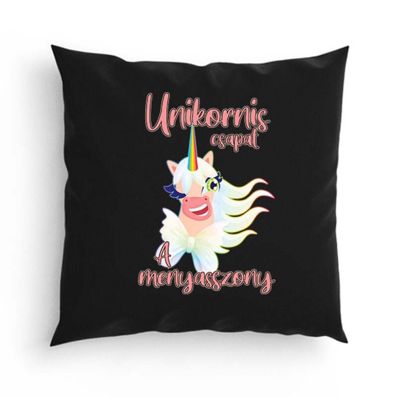 Unicorn - Menyasszony Párna