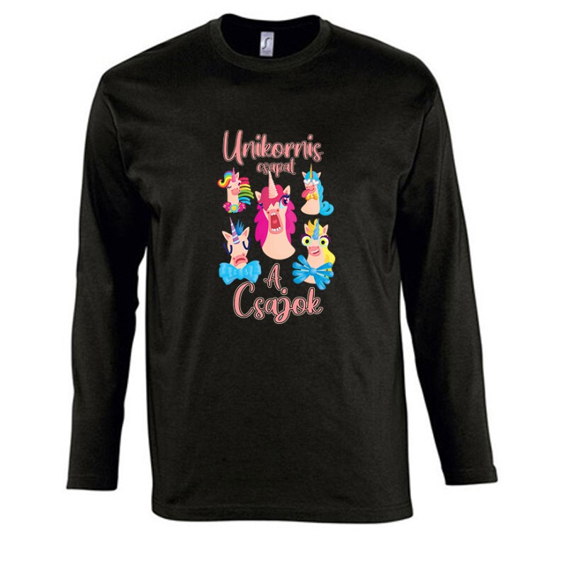 Unicorn - A csapat Hosszú Ujjú Póló
