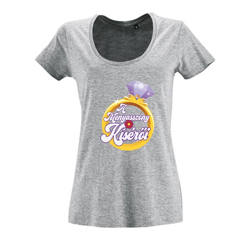 Ring - Menyasszony kísérői Női O Nyakú Póló