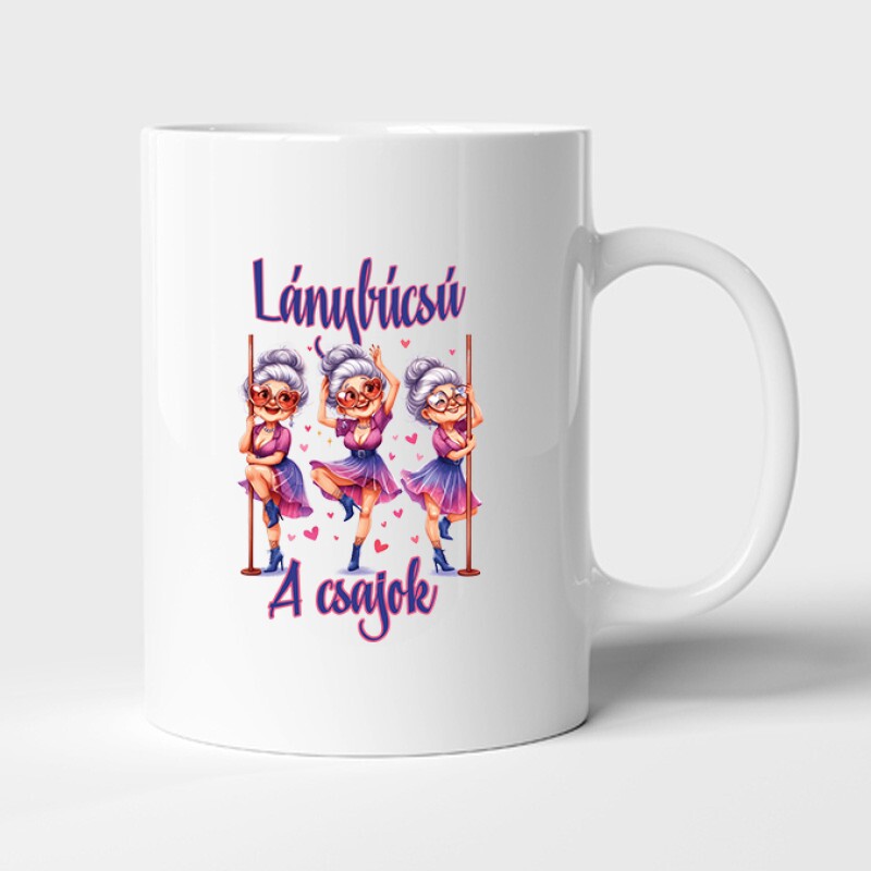 Lánybúcsú - A csajok Bögre