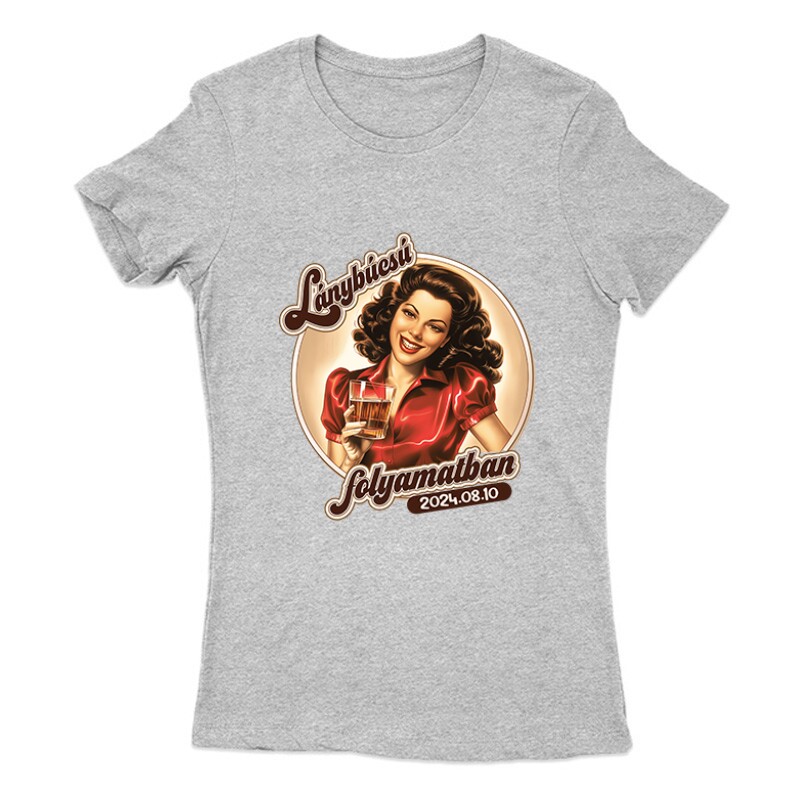 Pinup Lánybúcsú Női Póló