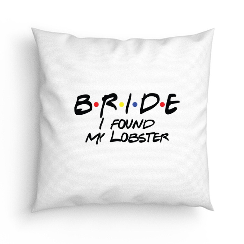 Jóbarátok - Lánybúcsú menyasszony Párna