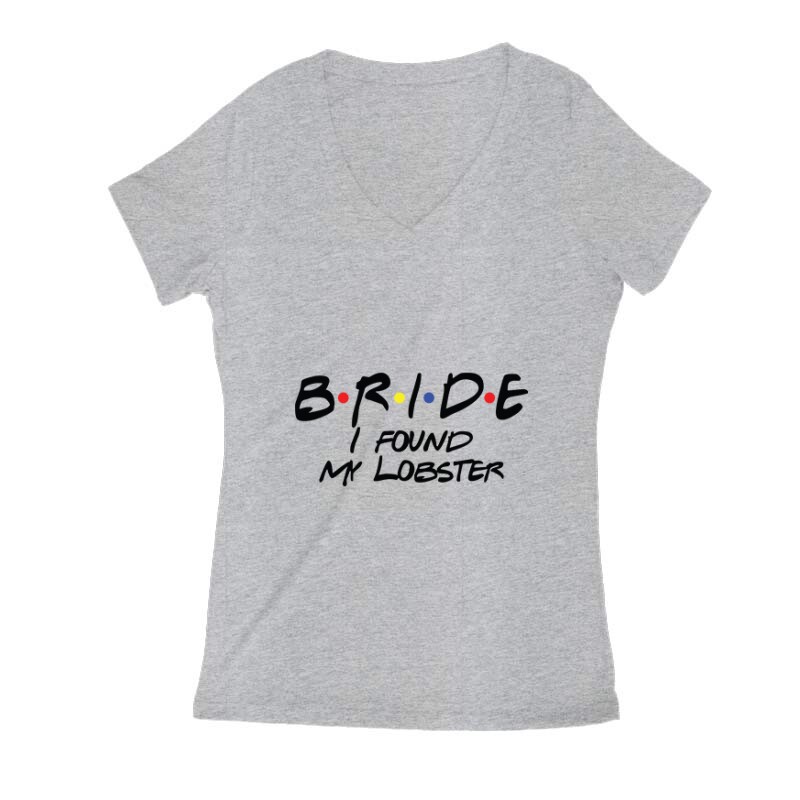 Jóbarátok - Lánybúcsú menyasszony Női V Kivágott póló