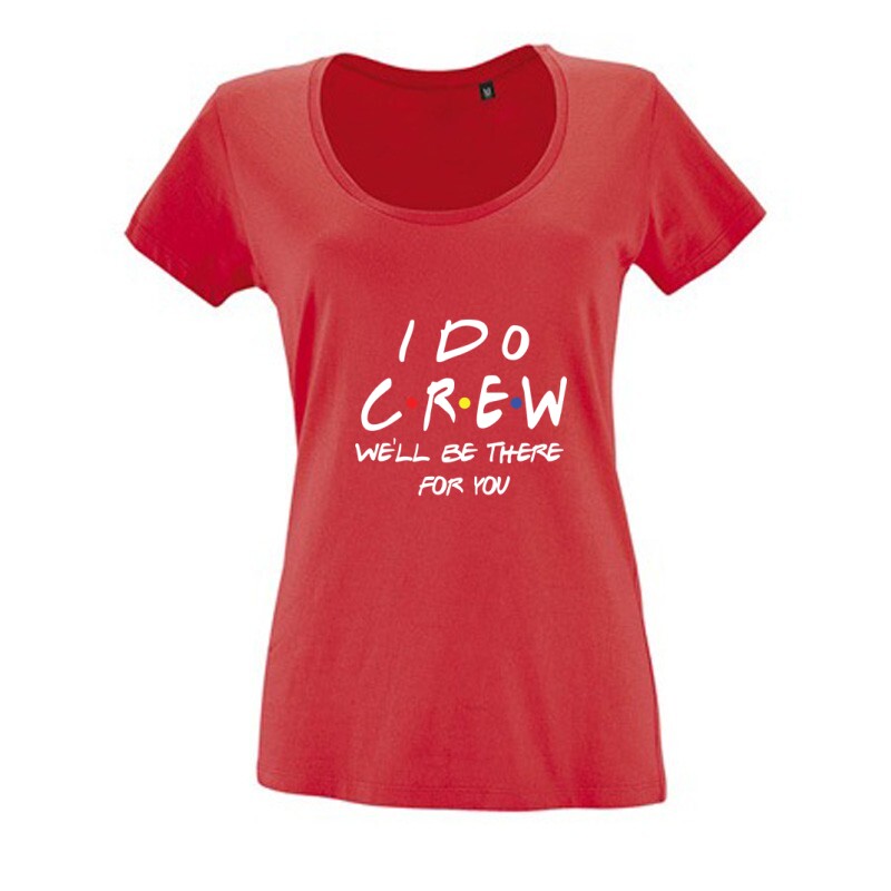 Jóbarátok - Lánybúcsú a csapat Női O Nyakú Póló