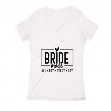 Bride Mode Női V Kivágott póló
