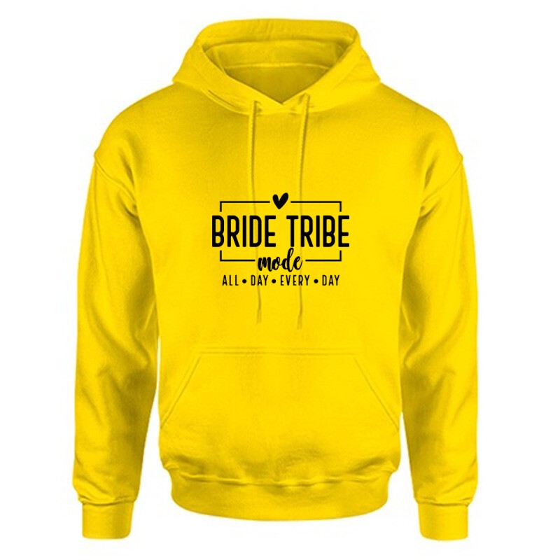 Bride Tribe Mode Unisex Kapucnis Pulcsi