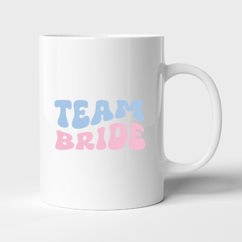 Bride Team Color Bögre