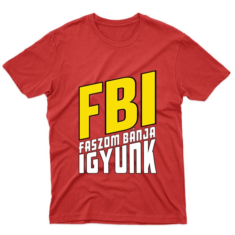 FBI Unisex Póló