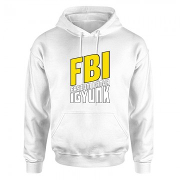 FBI Unisex Kapucnis Pulcsi