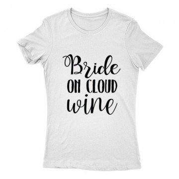 Bride on Cloud Wine Női Póló