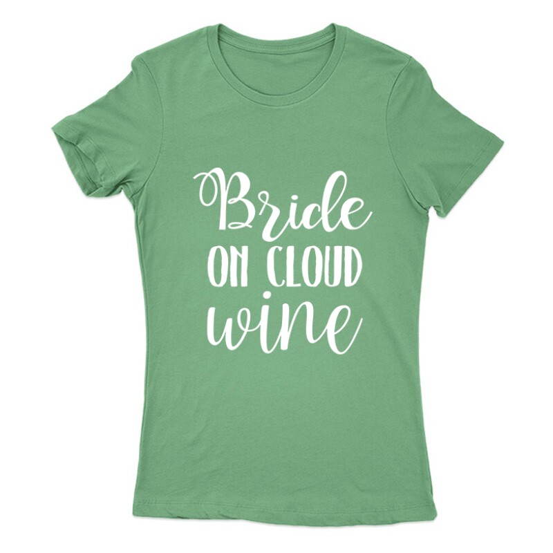 Bride on Cloud Wine Női Póló