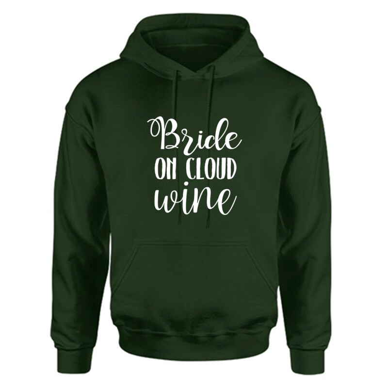 Bride on Cloud Wine Unisex Kapucnis Pulcsi