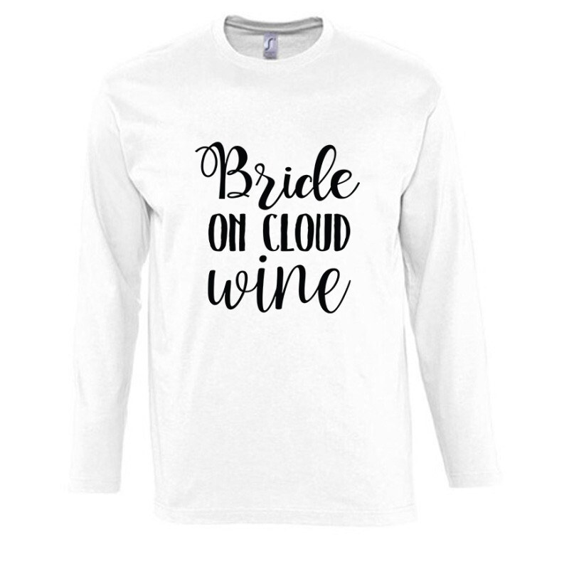 Bride on Cloud Wine Hosszú Ujjú Póló