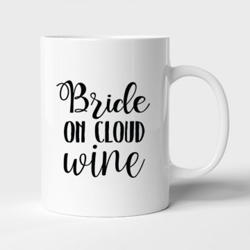 Bride on Cloud Wine Bögre